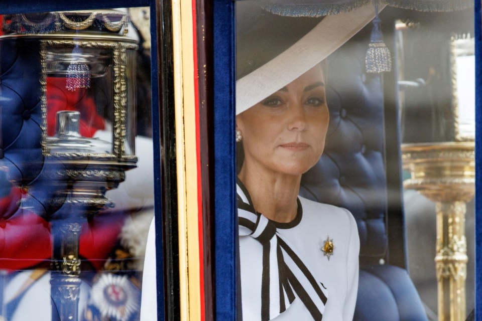 Księżna Walii pokazała się publicznie po raz pierwszy od diagnozy/fot. PAP/EPA/TOLGA AKMEN