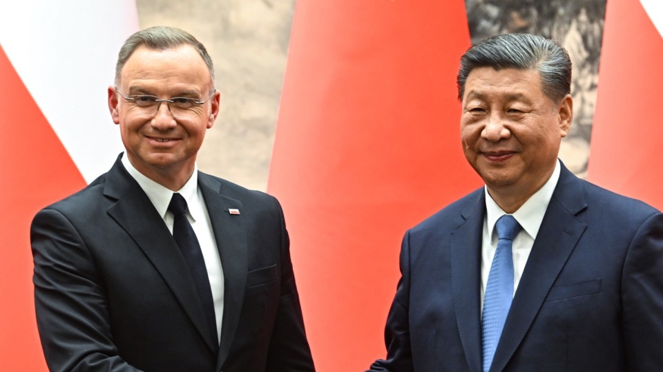 Prezydent RP Andrzej Duda i przewodniczący Chińskiej Republiki Ludowej/fot: PAP, Radek Pietruszka