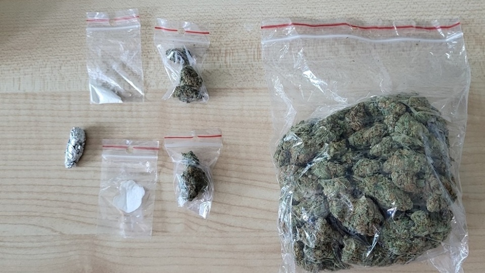 Funkcjonariusze przejęli 90 gramów narkotyków, przechowywanych przez parę z Rypina/fot: KPP w Rypinie