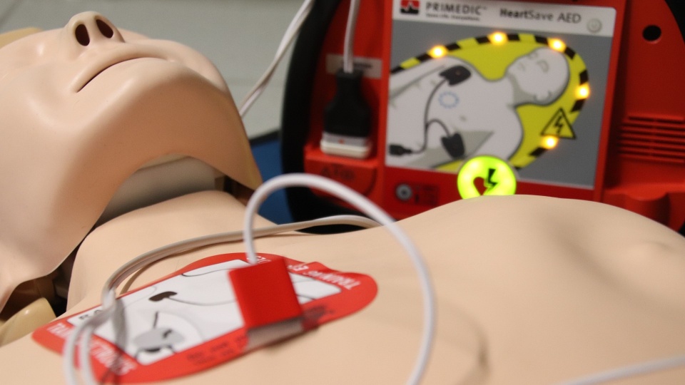 Defibrylator AED pojawił się w bibliotece publicznej w Świeciu. Strażacy przeprowadzają szkolenie z jego obsługi/fot: zdjęcie ilustracyjne, Pixabay