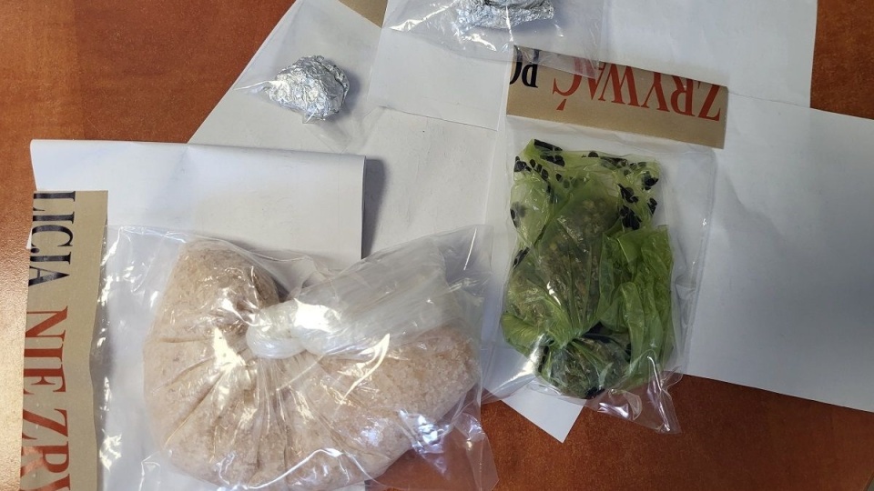 Łącznie policjanci zabezpieczyli ponad 200 gramów MDMA i marihuany/fot. KPP w Świeciu