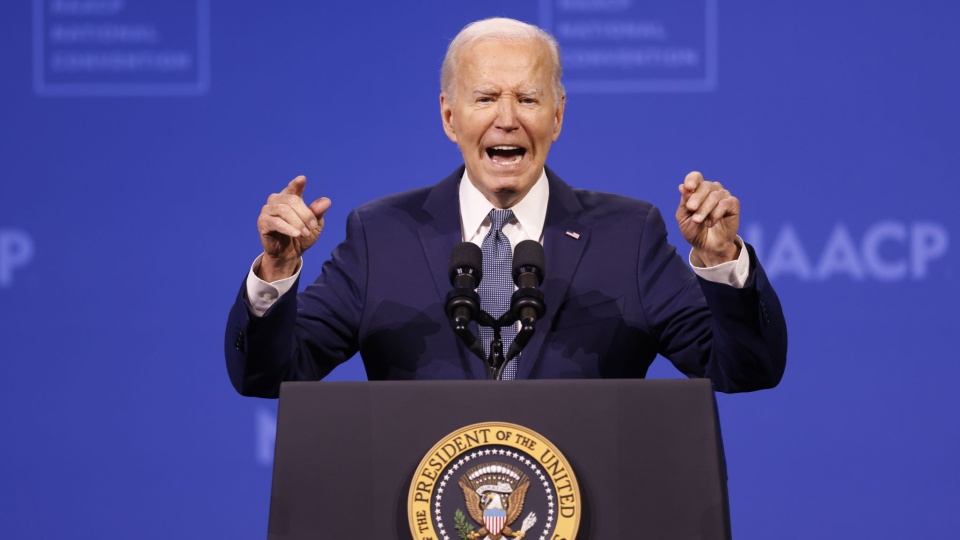 Joe Biden, prezydent USA/fot. PAP/EPA/CAROLINE BREHMAN