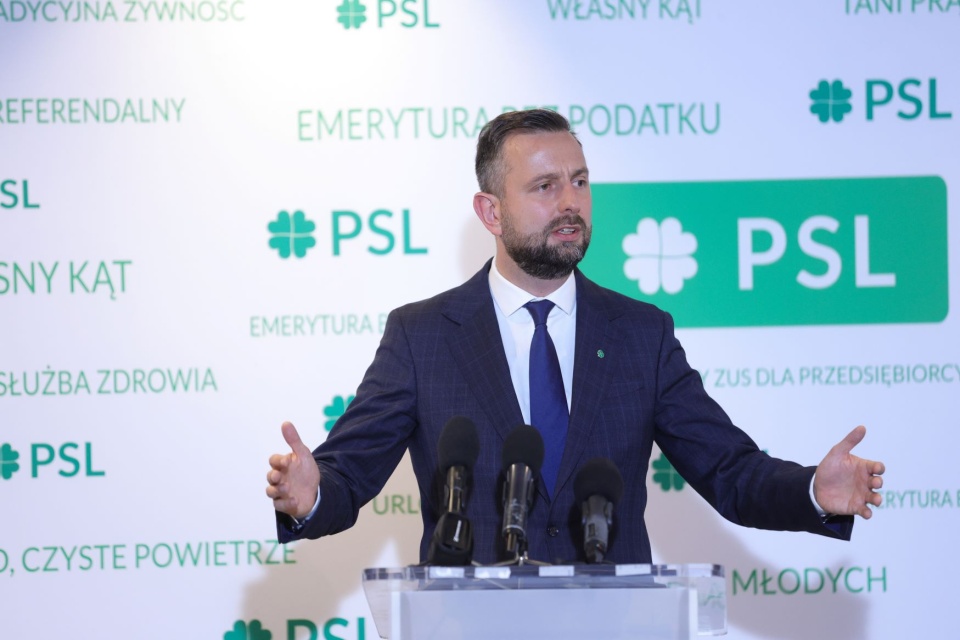 Wicepremier, szef PSL Władysław Kosiniak-Kamysz podczas Rady Naczelnej PSL/fot. PAP/Rafał Guz