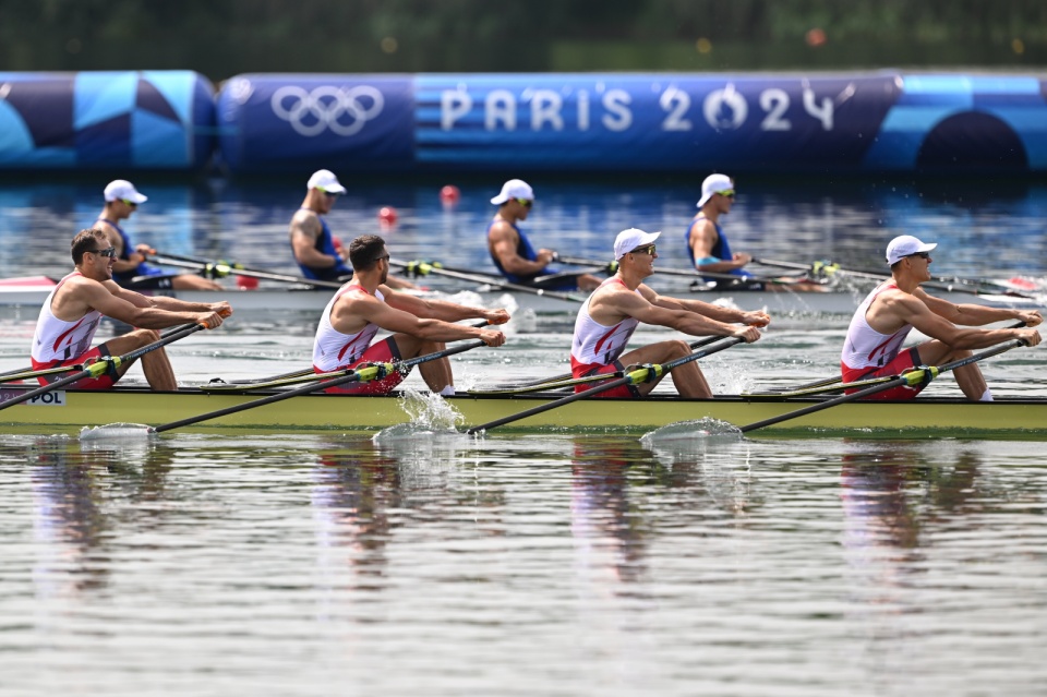 Polska czwórka podwójna z zawodnikami z naszego regionu zdobyła brązowy medal/fot. PAP/Adam Warżawa