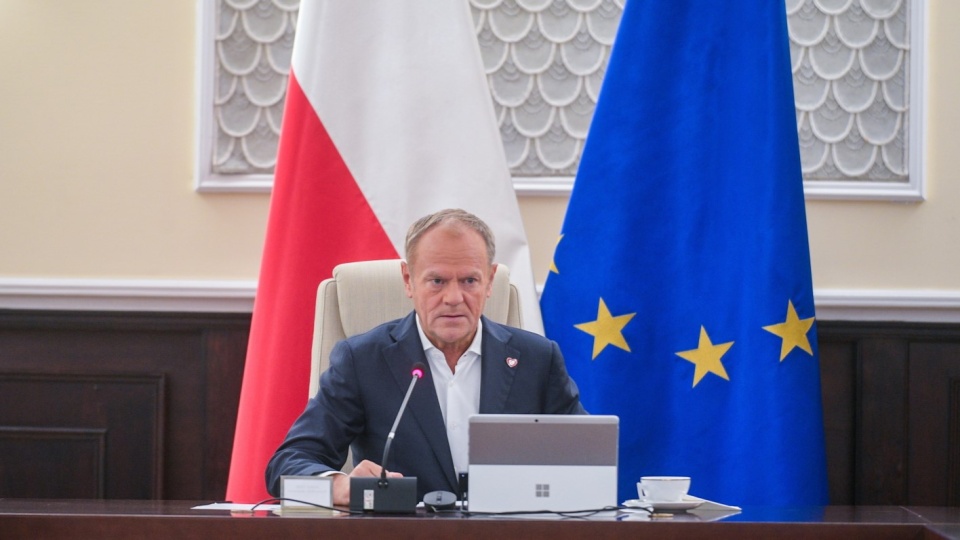 Premier Donald Tusk po posiedzeniu rządu wybiera się do Wrocławia, aby wziąć udział w powodziowym sztabie kryzysowym/fot: PAP, Marcin Obara