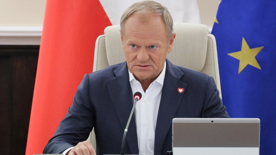 Premier Donald Tusk podczas posiedzenia rządu w siedzibie Kancelarii Prezesa Rady Ministrów w Warszawie/fot. Paweł Supernak, PAP