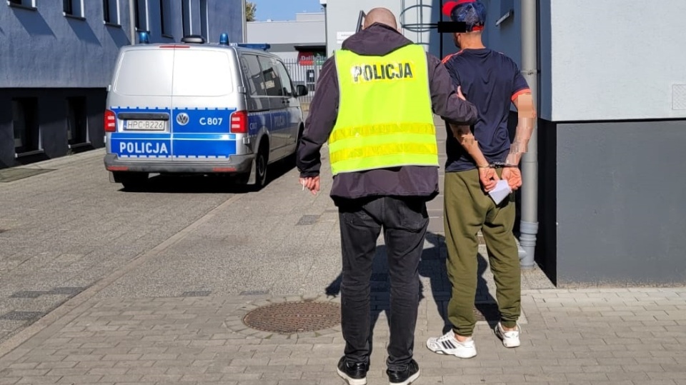 W minioną sobotę podejrzewany wpadł w ręce policjantów w powiecie mogileńskim/fot. materiały policji