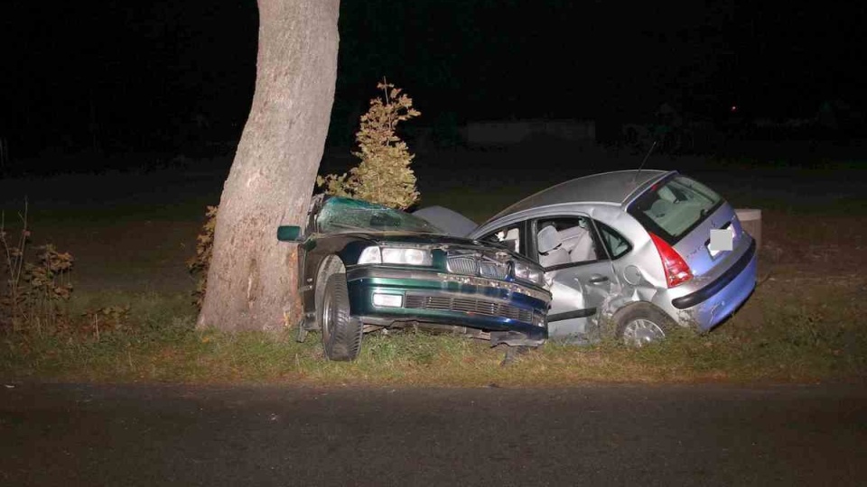 31-latek pod wpływem alkoholu spowodował wypadek w powiecie radziejowskim/fot: KPP Radziejów