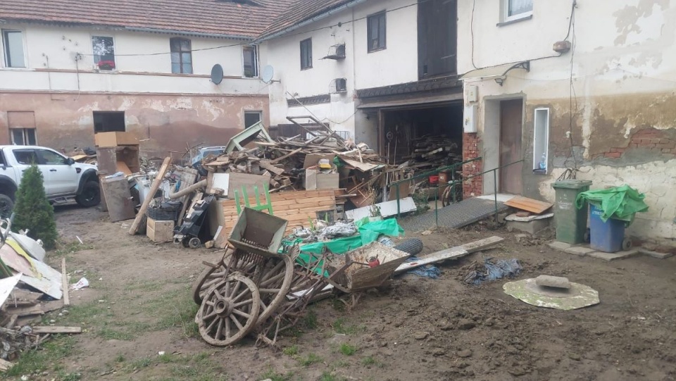 Zdjęcia zrobione przez pana Sławka na terenach po powodzi