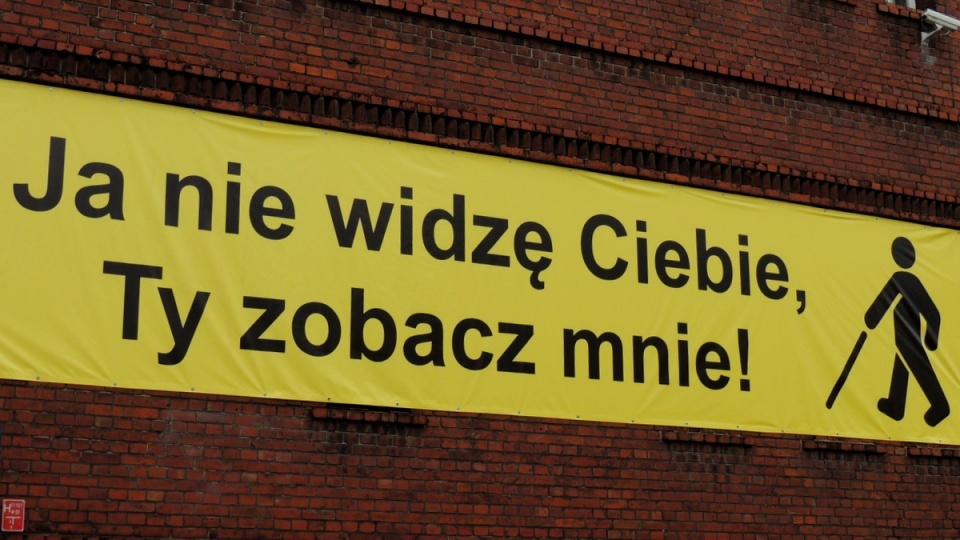 Rozpoczyna się kampania społeczna pod hasłem „Ja nie widzę Ciebie, Ty zobacz mnie” organizowana przez Ośrodek im. Louisa Braille’a w Bydgoszczy/fot. archiwum