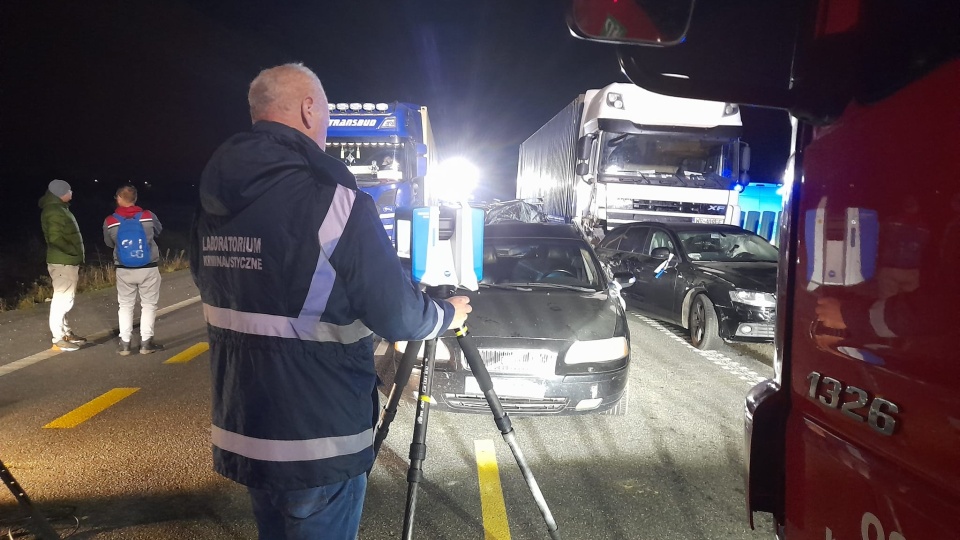 Cztery osoby zginęły, a dwanaście zostało rannych w karambolu na drodze S7 w Gdańsku/fot. Komenda Powiatowa Policji w Pruszczu Gdańskim/Facebook