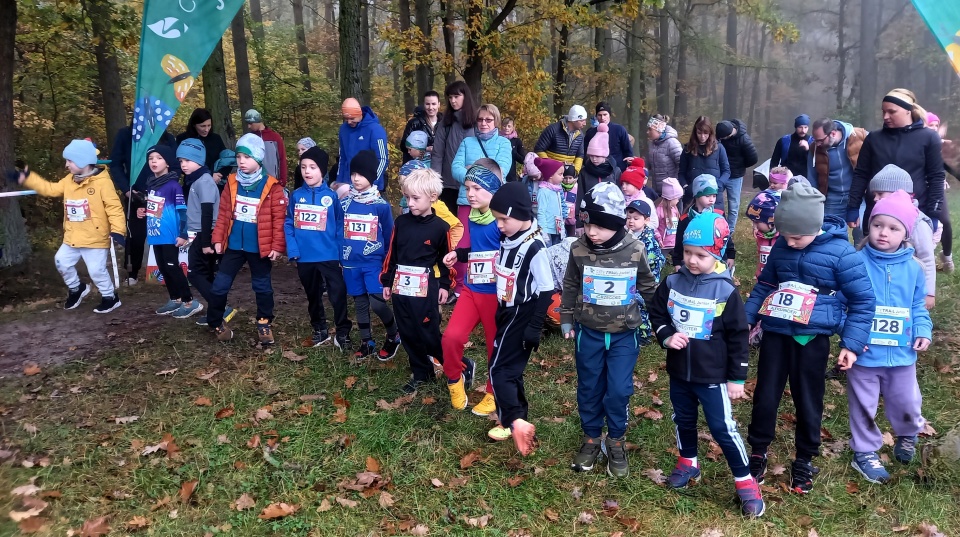 Pobiegli i duzi, i mali! W bydgoskim Myślęcinku zaczął się cykl City Trail [zdjęcia, wideo]