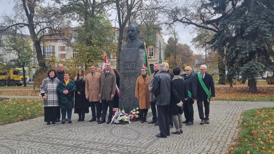 Cześć Wincentemu Witosowi oddali między innymi członkowie PSL/fot. Ada Matusewicz