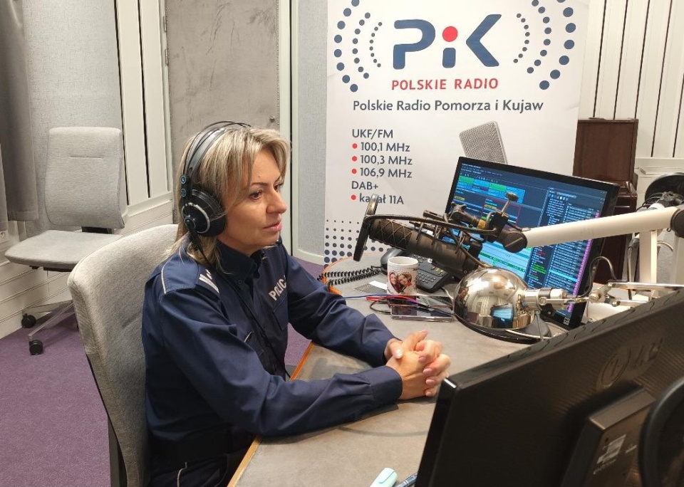 Młodszy insp. Monika Chlebicz, rzeczniczka Komendanta Wojewódzkiego Policji w Bydgoszczy/fot. mk