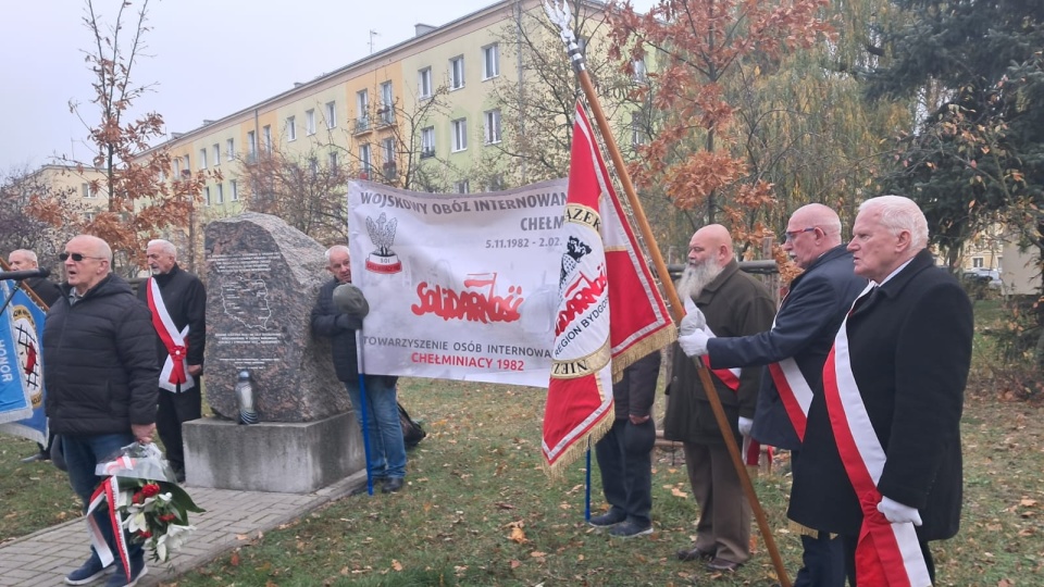 Mija 42. rocznica utworzenia Wojskowych Obozów Internowania. Uroczystość w Bydgoszczy/fot. Damian Klich