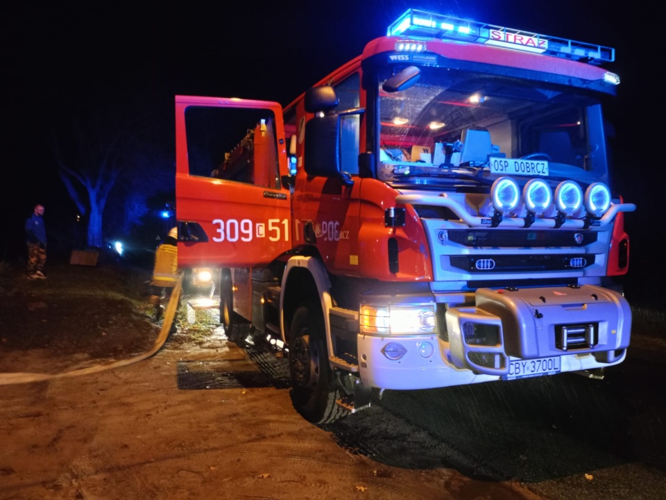 Ani w pożarze w Kotomierzu, ani w Żołędowie nikt nie został poszkodowany/fot. Bydgoszcz998, Facebook