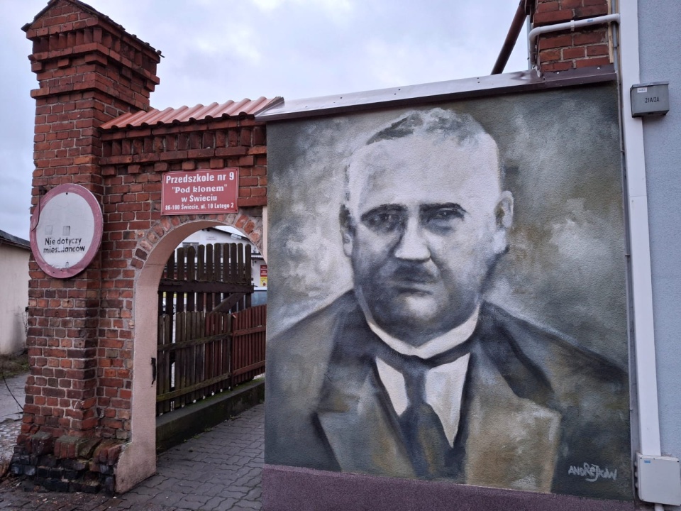 Na ścianach zabytkowych kamienic w Świeciu namalowanych zostanie pięć historycznych postaci/fot. Marcin Doliński