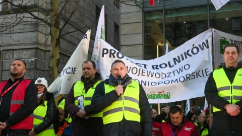 Protest rolników w Warszawie/fot. Piotr Nowak