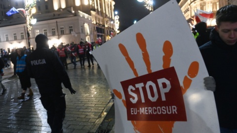 Protest rolników w Warszawie/fot. Piotr Nowak