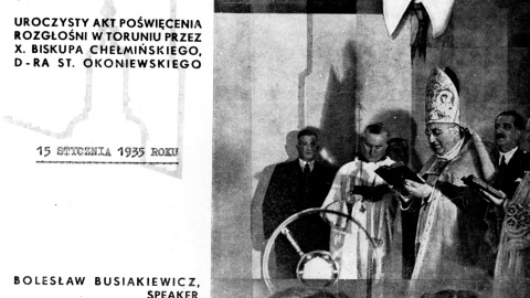 15 stycznia 1935 roku we wsi Stawki pod Toruniem uroczyście otwarto Rozgłośnię Pomorską Polskiego Radia/fot. Archiwum PR PiK