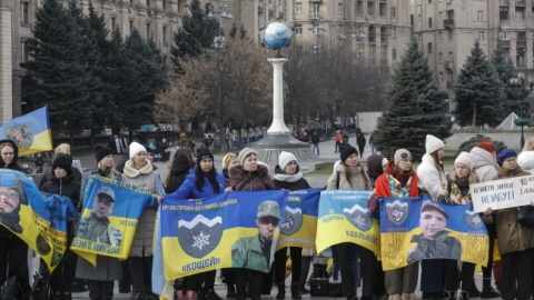 Protest w Kijowie/fot. Sergey Dolzhenko/PAP/EPA