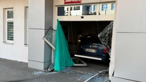 Tak prezentuje się auto w środku komisariatu. / Fot. Policja