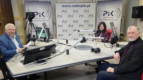 Goście Michała Słobodziana w „Radiokonferencji"/fot. Izabela Langner