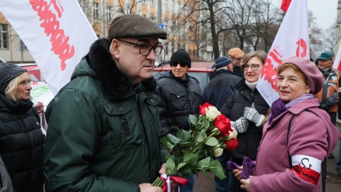 Były premier Mateusz Morawiecki (PiS) stawił się w czwartek w Prokuraturze Okręgowej w Warszawie/fot. PAP/Paweł Supernak