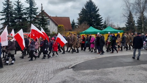 Tak wyglądały uroczystości w Białych Błotach. / Fot. Jolanta Fischer