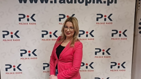 Dr Ewa Krause w studiu Polskiego Radia PiK/fot. Radosław Łączkowski