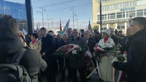 44. rocznicę rozpoczęcia strajku rolników upamiętniono w Bydgoszczy. Wydarzenia z 1981 roku doprowadziły do zarejestrowania rolniczej „Solidarności"/fot. Monika Siwak