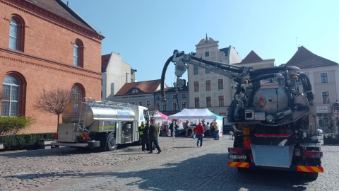 Atrakcje z okazji Dnia Wody przygotowano na Rynku Staromiejskim. / Fot. Michał Zaręba