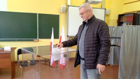 Lokal wyborczy w Dąbrowie Chełmińskiej/fot. Tatiana Adonis