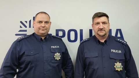 55-latek zaplątał się w jeżyny i zgubił się w lesie. Policjanci uratowali mu życie