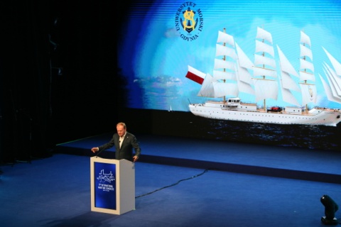 Będziemy budowali statki. Premier w Szczecinie zapowiedział program Polskie morze