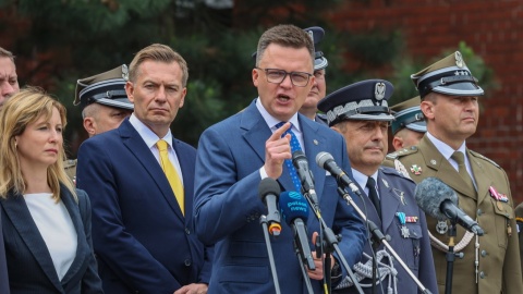 Marszałek Sejmu Szymon Hołownia w Inowrocławiu: Pierwsze Apache już w połowie czerwca