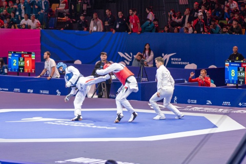 Historyczny krążek dla Polski. Szymon Piątkowski z brązowym medalem MŚ w taekwondo