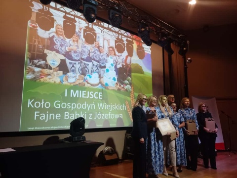 Najciekawszy wiejski witacz to dzieło mieszkańców Grzybna. Ustawili przy drodze krowę