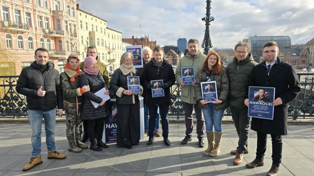 Prosili o podpisy i o pieniądze. Działacze PiS z regionu promują kandydaturę Karola Nawrockiego