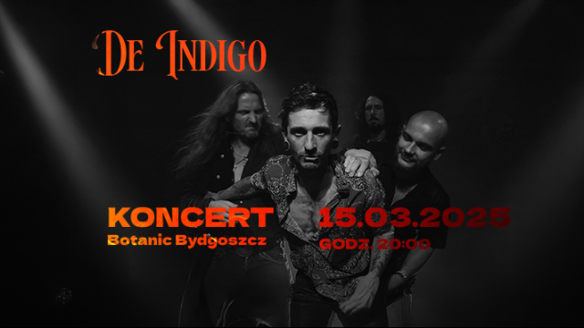 Rockowy koncert w bydgoskim klubie Botanic. Zagrają De Indigo oraz Free Road