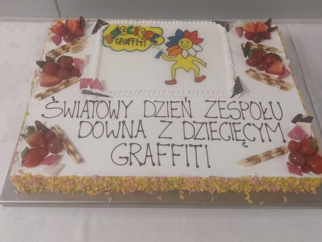 Osoby z Zespołem Downa zaczęły świętowanie Akcja Dziecięcego graffiti w Bydgoszczy