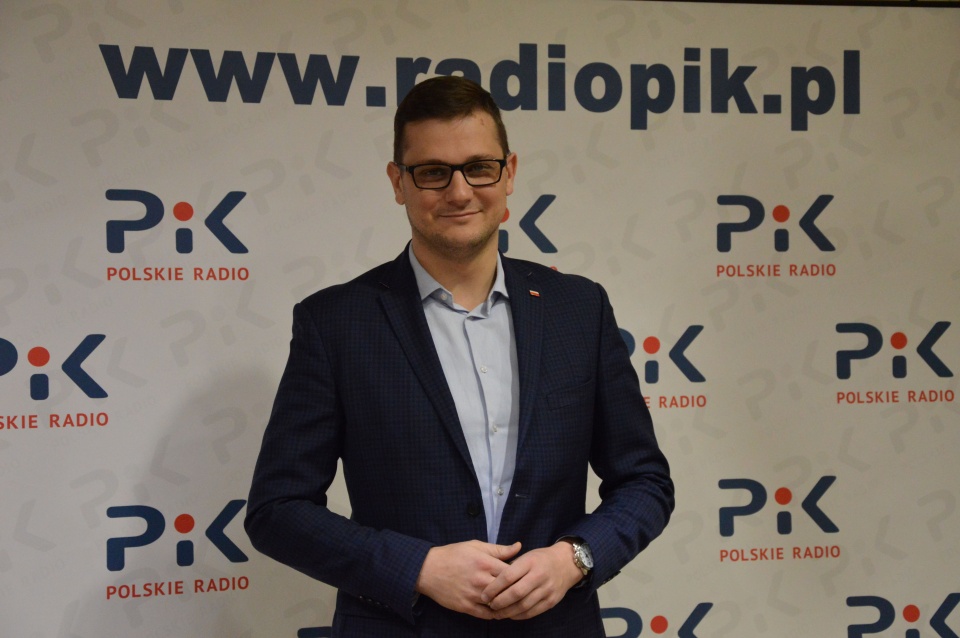 Michał Sztybel był gościem „Rozmowy Dnia” Polskiego Radia PiK/fot. Patryk Głowacki