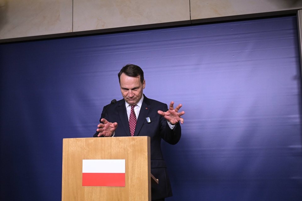 Minister Radosław Sikorski/Zdjęcia Roku PAP 2024/PAP/Marcin Obara