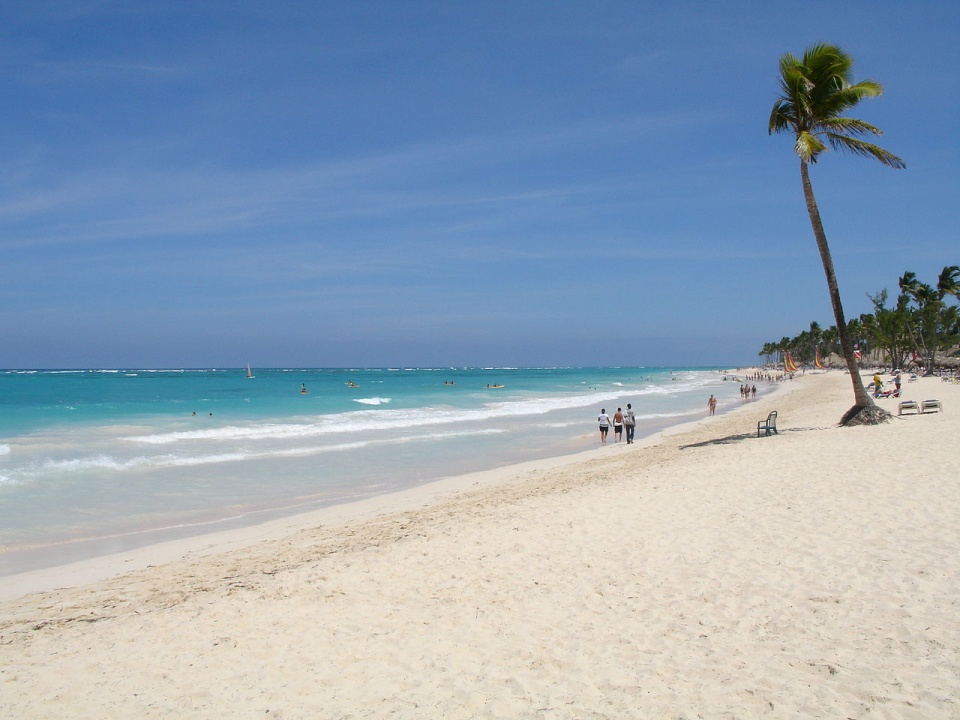 Playa Bavaro, Punta Cana, Republika Dominikany/fot. Andreas Volkmer - Praca własna, CC BY 2.5