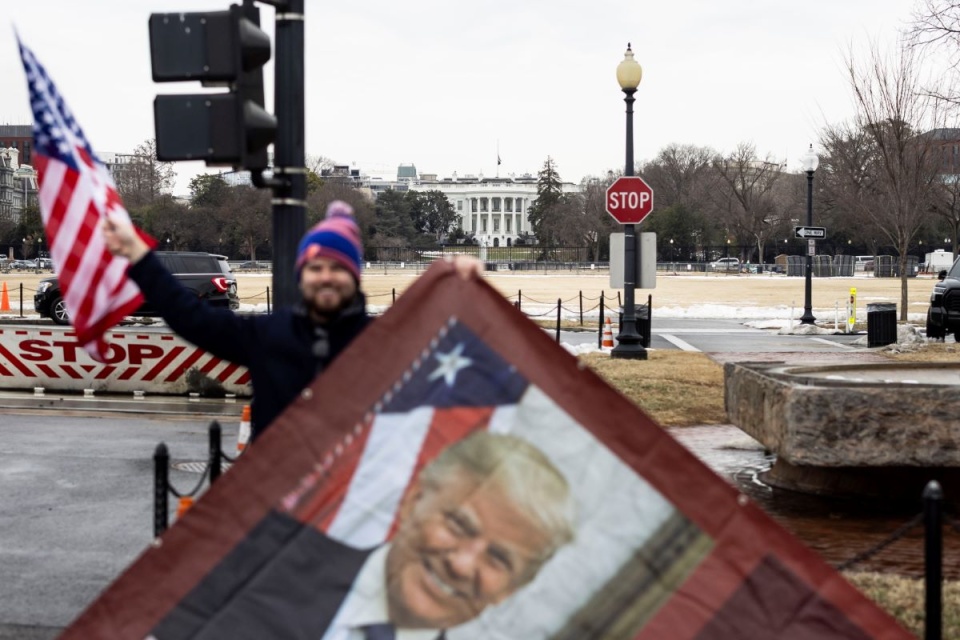 Przygotowania do inauguracji prezydentury Donalda Trumpa/fot. PAP/EPA/JUSTIN LANE