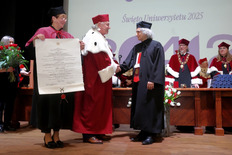 Tytuł dla prof. Odeda Galora jest 80. tytułem doktora honoris causa nadanym przez UMK/fot. Andrzej Romański, Uniwersytet Mikołaja Kopernika w Toruniu, Facebook