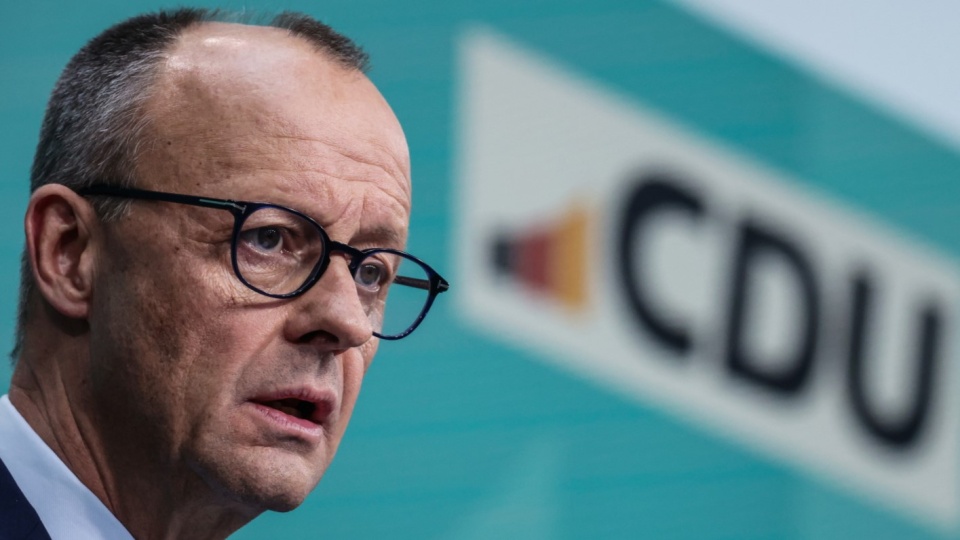 Friedrich Merz, lider bloku chadeckiego CDU/CSU zapowiedział rozpoczęcie rozmów koalicyjnych z SPD/fot: EPA, Hannibal Hanschke