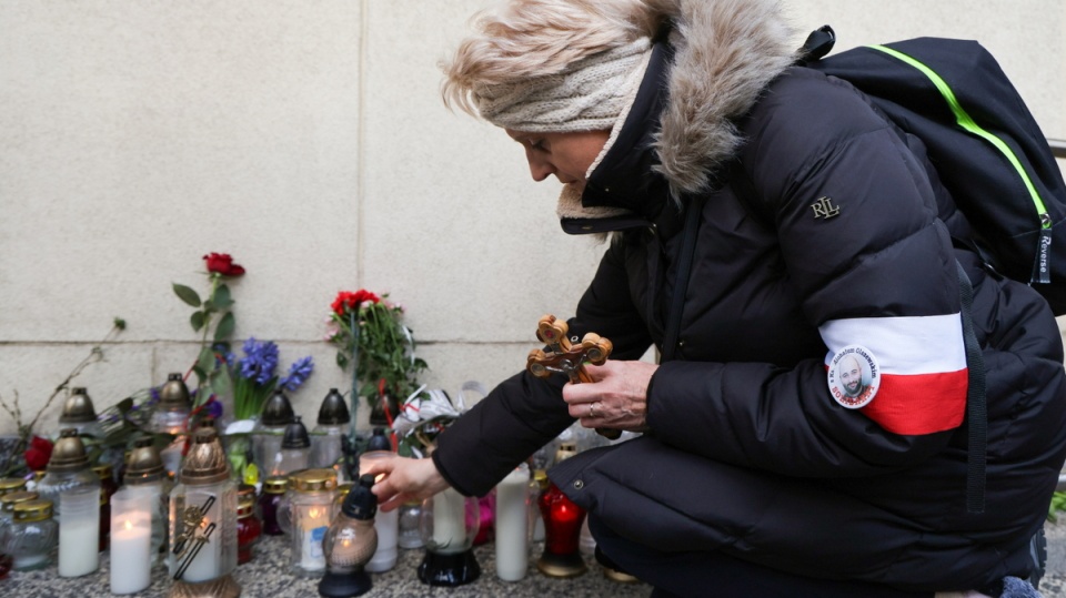 Manifestacja przed siedzibą Prokuratury Okręgowej w Warszawie po śmierci Barbary Skrzypek/fot. Paweł Supernak, PAP