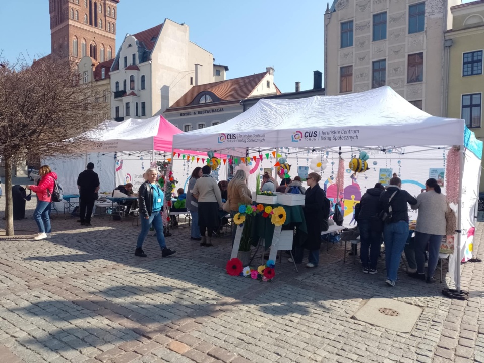 Atrakcje z okazji Dnia Wody przygotowano na Rynku Staromiejskim. / Fot. Michał Zaręba