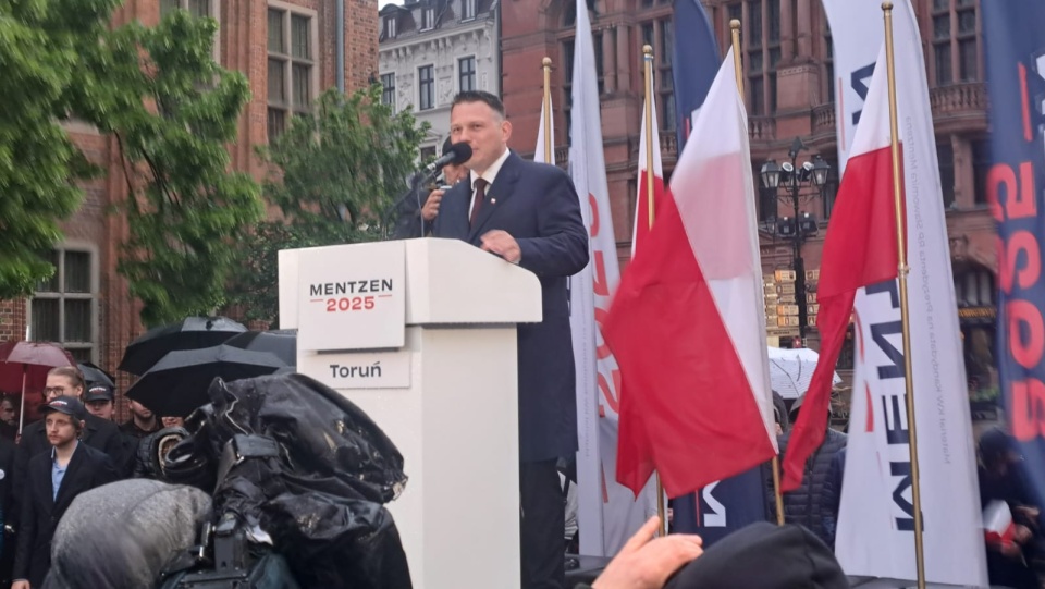 Sławomir Mentzen w Toruniu/fot. Robert Duliński